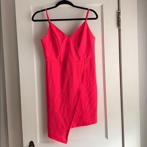 hot pink DO+BE dress